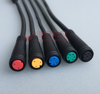 2芯，3芯，4芯，5芯，6芯防水線母插