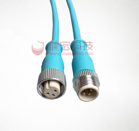 m12新款空調防水連接器 水族防水插頭線