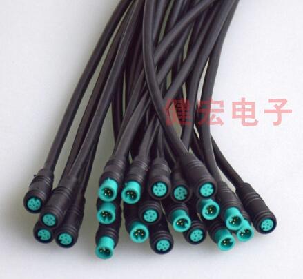 m6 2-6芯 IP65-IP67公母防水連接線