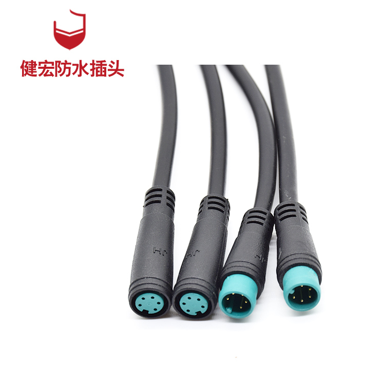 m6 2-6芯IP67公母防水插頭