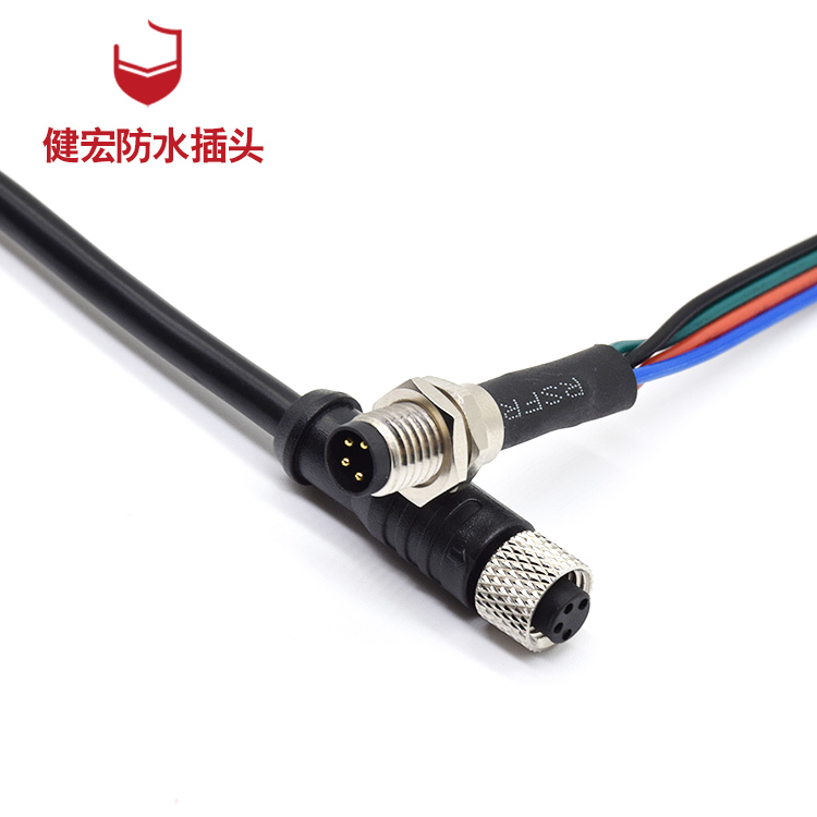m8 2-6芯 IP65-IP68 金屬防水圓形電連接器