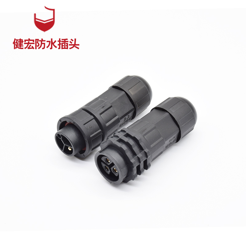 m19 2-8芯 IP65-IP68 組裝式尼龍防水線插頭led