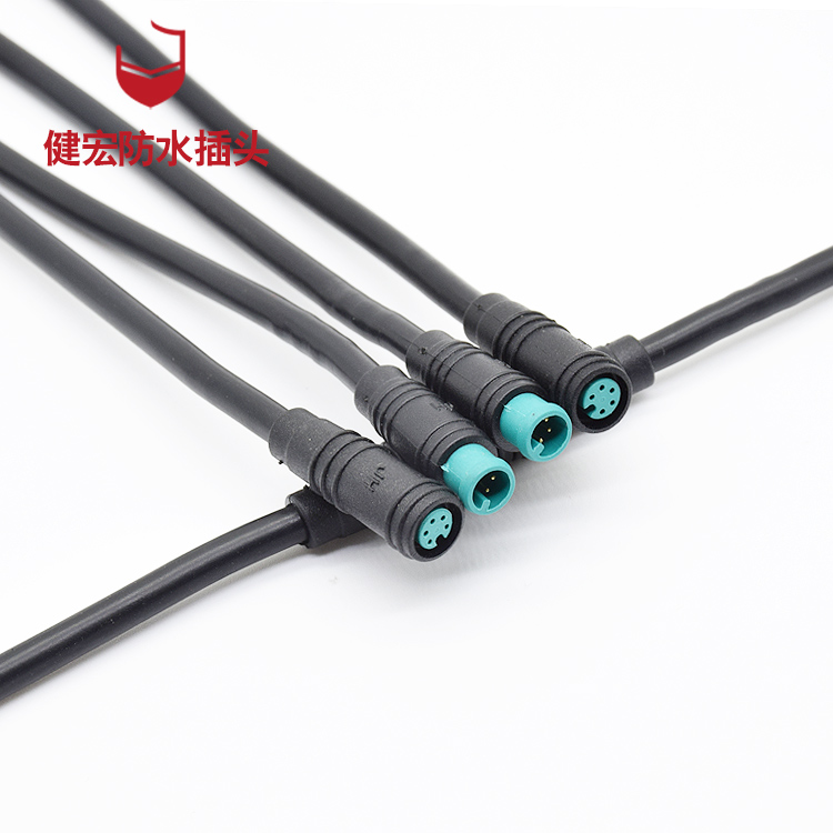 m6 2-6芯 電動(dòng)車通用線對(duì)線電線防水接頭