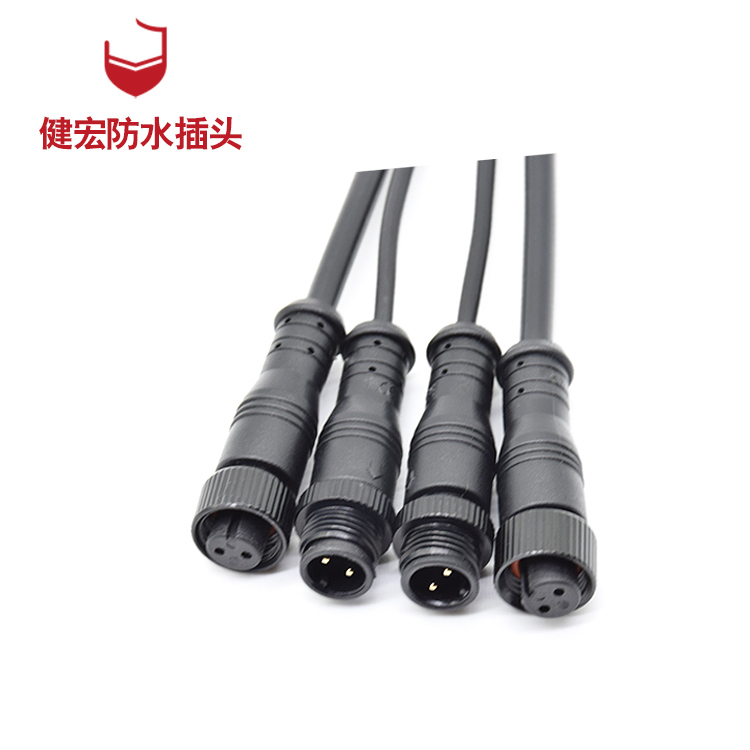 廠家直銷M12公母對防水插頭電源信號